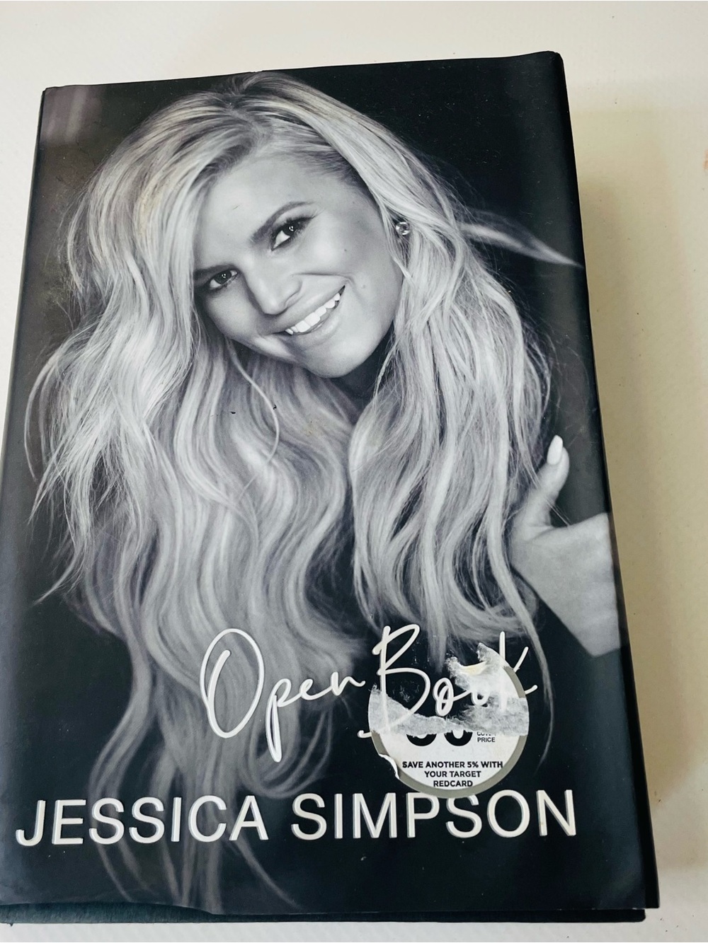 Jessica Simpson Black and White Hardcover Book Memoir